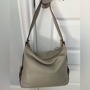 Ralph Lauren Cornwall Hobo Bag ~ Dove Grey